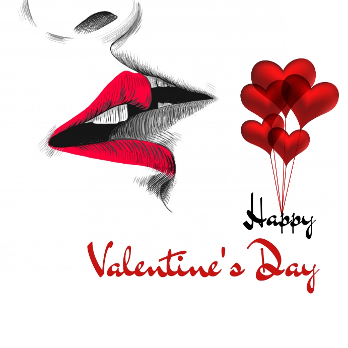 valentine's, romantic, event Instagram Post template