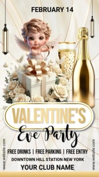 valentine's eve, romantic, event Instagram Story template