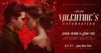 Valentine's Celebration Party Facebook-Veranstaltungscover template