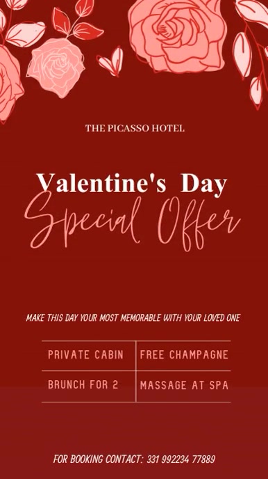 valentine's day, sale, event Indaba yaku-Instagram template