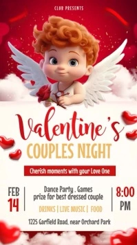 valentine's day, valentine's day party Instagram Story template