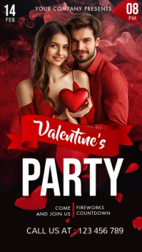 valentine's day,valentine,event,party Instagram Story template