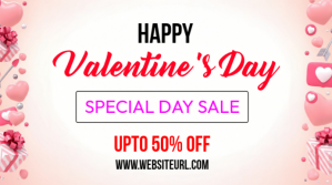 Valentine's Day Banner Ads Digital Display (16:9) template