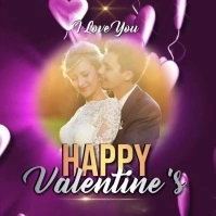 valentine's day card cards online Instagram Post template