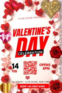 Valentine's day celebration Tumblr Graphic template