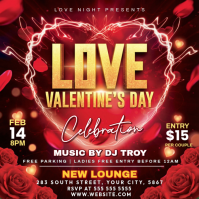 Valentine's Day Celebration Instagram Post template