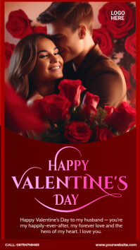 Valentine's Day Celebrations Instagram Story template
