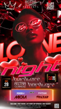 Valentine's Day Club Party Event Template Instagram Story