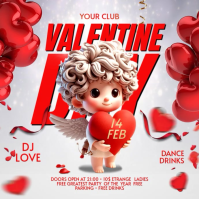 Valentine's Day Instagram na Post template