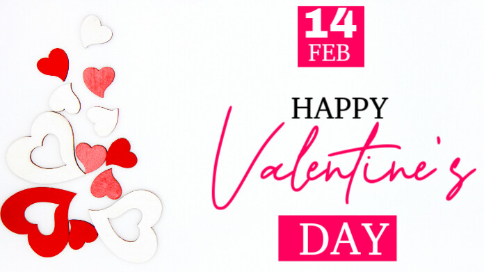 valentine's day Twitter Post template