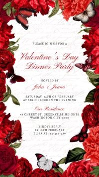 Valentine's Day Instagram Story template