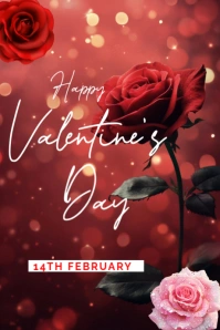 valentine's day Illustration Tumblr template