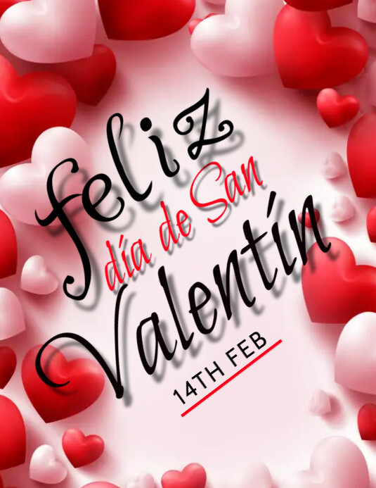 Valentine's Day Flyer (US Letter) template