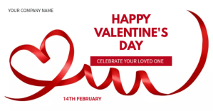 Valentine's day Изображение, которым поделились на Facebook template