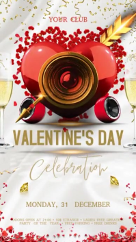 Valentine's Day Digital Display (9:16) template