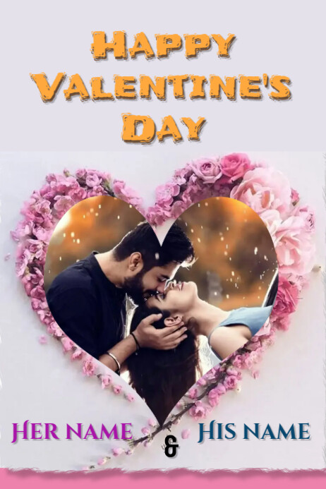 Valentine's Day Poster template