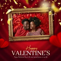 valentine's day Instagram-Beitrag template