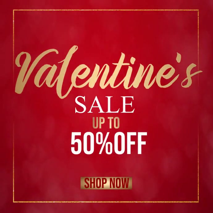 Valentine's Day Instagram Post template