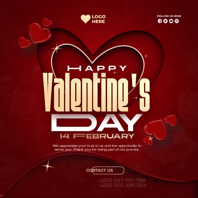 Valentine's Day Iphosti le-Instagram template