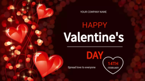 Valentine's day Presentatie (16:9) template