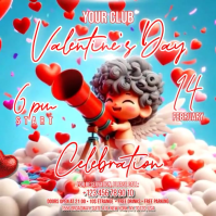 Valentine's Day Instagram Post template