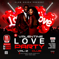 valentine's day Instagram Post template