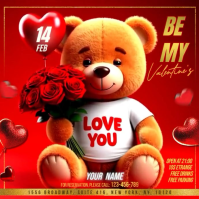 Valentine's Day Instagram na Post template