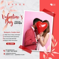 Valentine's Day Ads Instagram Post template