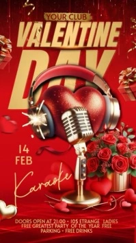 Valentine's Day Instagram Story template