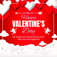 Valentine's Day Instagram Post template