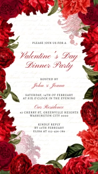 Valentine's Day Instagram Story template