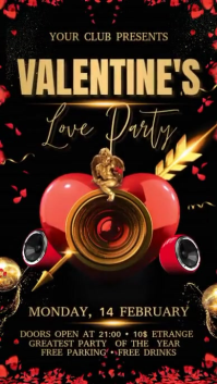 Valentine's Day Digital Display (9:16) template