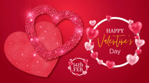 Valentine's day Twitter Post template