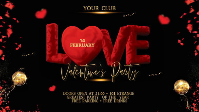 Valentine's Day Display template