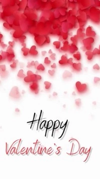 Valentine's Day Mobile Video Digital Display (9:16) template
