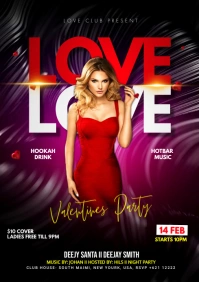 Valentine's Day Party A1 template