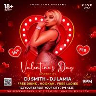 Valentine's Day party Pos Instagram template