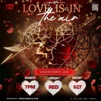 valentine's day party invitation Iphosti le-Instagram template