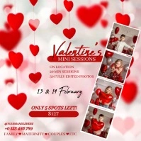 VALENTINE'S DAY PHOTO SESSION TEMPLATE Instagram Post