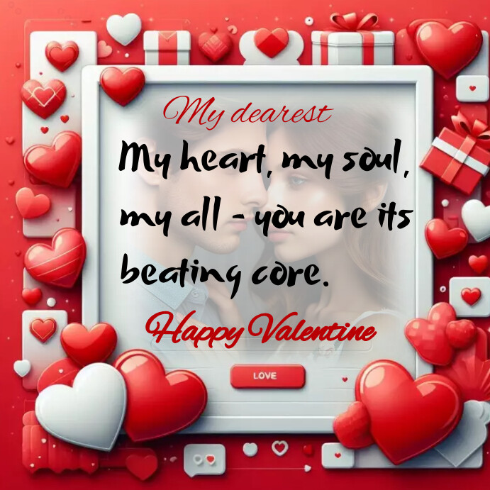 Valentine's Day Post Template