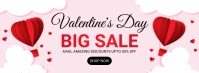 valentine's day retail, valentine's day sale Facebook Cover Photo template
