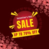 Valentine's Day Sale Instagram Post Iphosti le-Instagram template