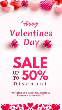 Valentine's Day Sale Instagram Story template