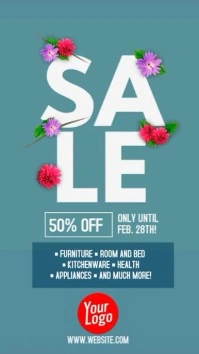 Valentine's Day Sale Story Instagram-Story template