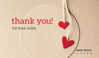 Valentine's Day Thank You Templates Tag
