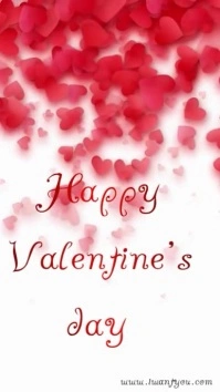 Valentine's Day video Digital Display (9:16) template