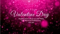 Valentine's day video Digital Display (16:9) template