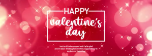 Valentine's Day Wishes Facebook Cover Facebook-coverfoto template