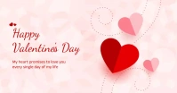 Valentine's Day Wishes Facebook Post template