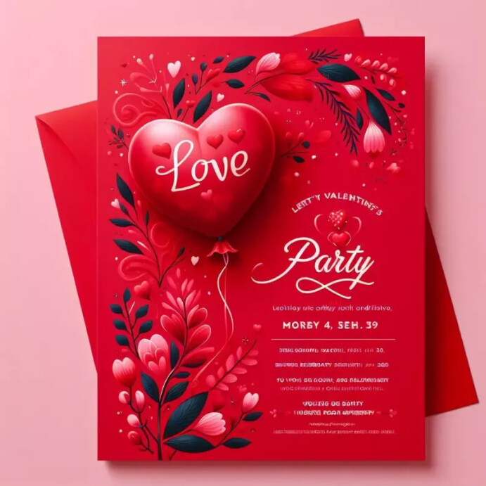 Valentine's design template Instagram Post